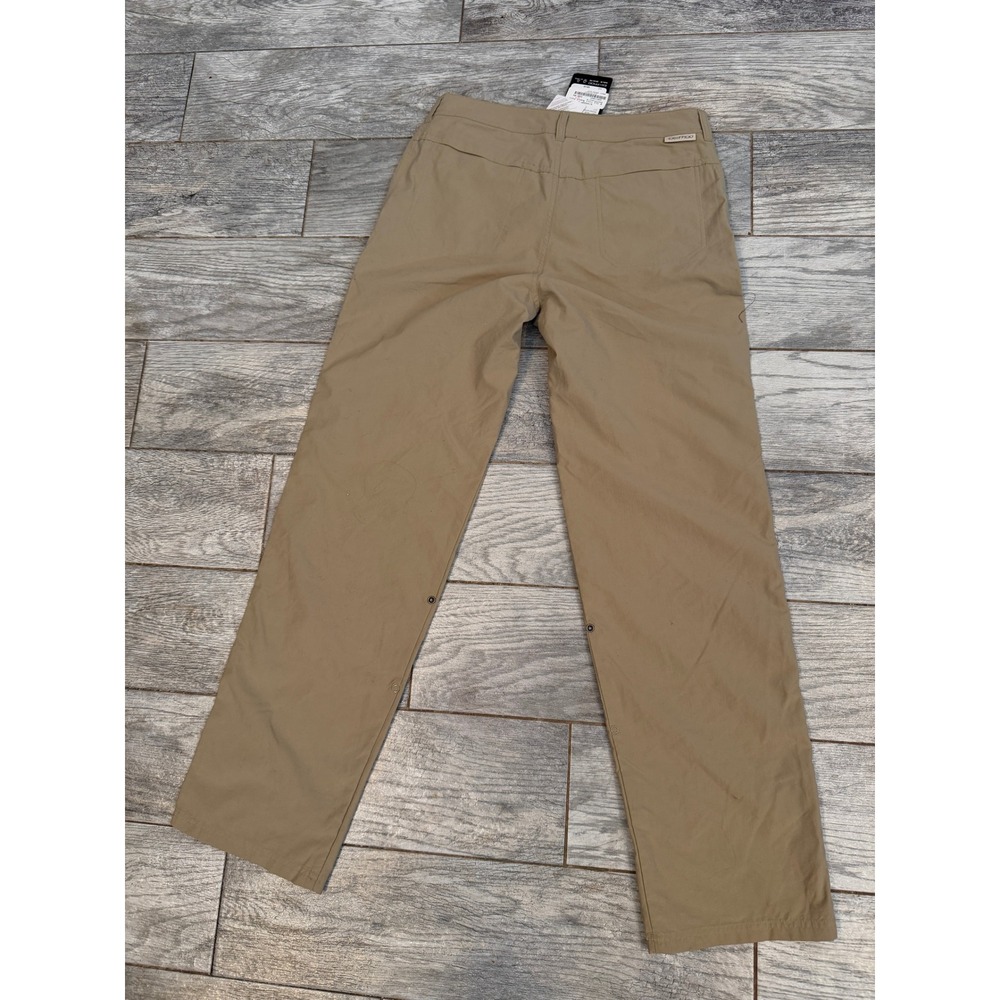 ExOfficio Sol Cool Nomad Pants Womens 4 NWT Beige Hiking Cargo‎ Outdoor Nylon